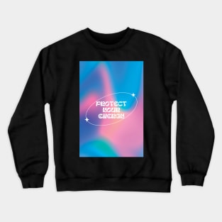 Protect Your Energy Colorful Aura Crewneck Sweatshirt